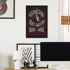 Placa Decorativa MDF Poster Rock 30x40