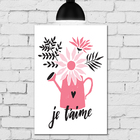 Placa Decorativa MDF Romântica 30x40