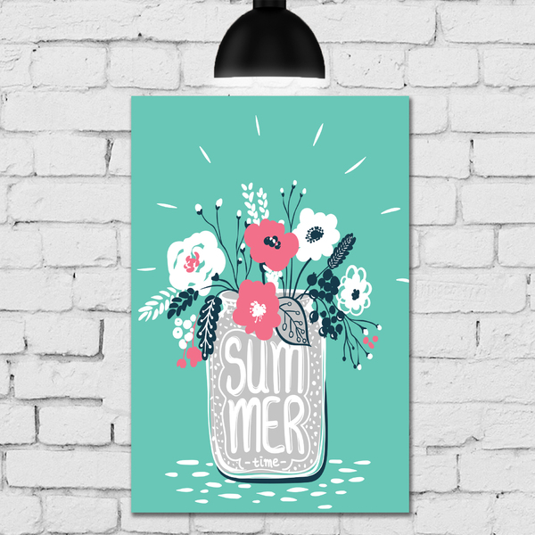 Placa Decorativa MDF Summer Time