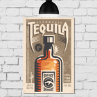 Placa Decorativa MDF Tequila 30x40