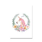 Placa Decorativa MDF Unicornio