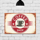 Placa Decorativa MDF Vintage Coffee Shop