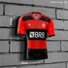 Placa Decorativa Modelo Camiseta Flamengo 2021 Pdtcar001f