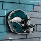 Placa Decorativa Modelo Capacete Tema Futebol Americano - Phi