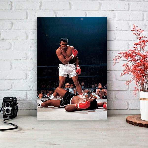 Placa Decorativa Muhammad Ali Mdf 20x30cm