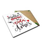 Placa Decorativa O Melhor Tempero Da Vida É O Amor