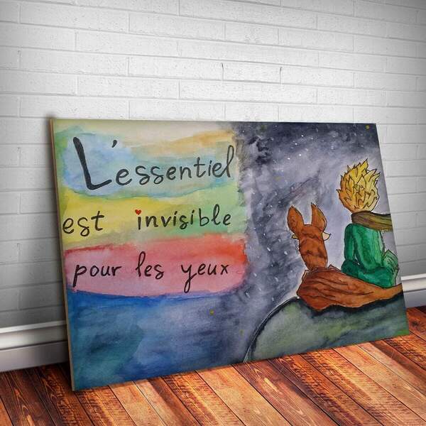 Placa Decorativa O Pequeno Príncipe 6 Mdf 30x45cm