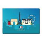 Placa Decorativa - Paris - França - 2119plmk