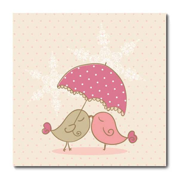 Placa Decorativa - Pássaros - Infantil - 1008plmk