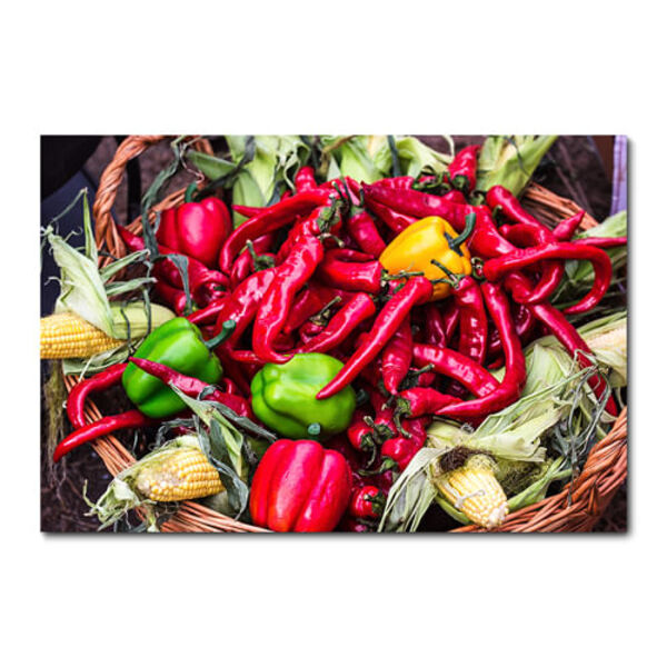 Placa Decorativa - Pimentas - 1143plmk