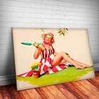 Placa Decorativa Pin-up Jardineira Mdf 20x30cm