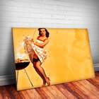 Placa Decorativa Pin-up Reduzindo Fumaça Mdf 30x45cm