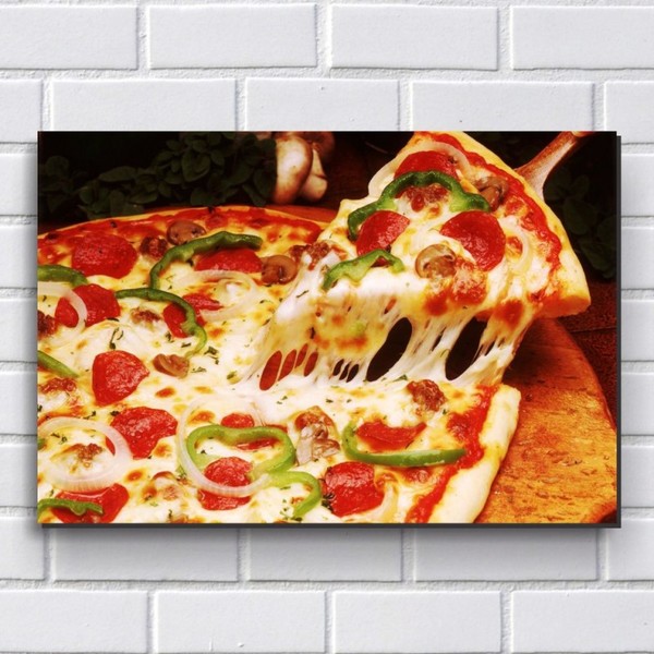 Placa Decorativa - Pizza - Pizzaria - P596
