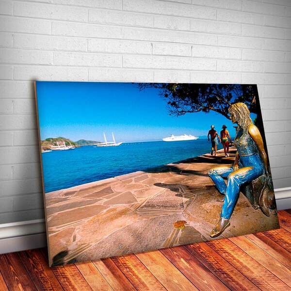 Placa Decorativa Pontos Turísticos 1 Mdf 30x45cm