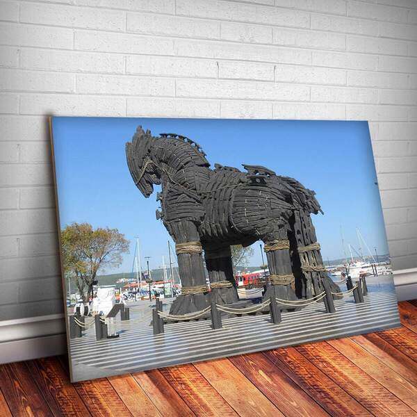 Placa Decorativa Pontos Turísticos 45 Mdf 20x30cm