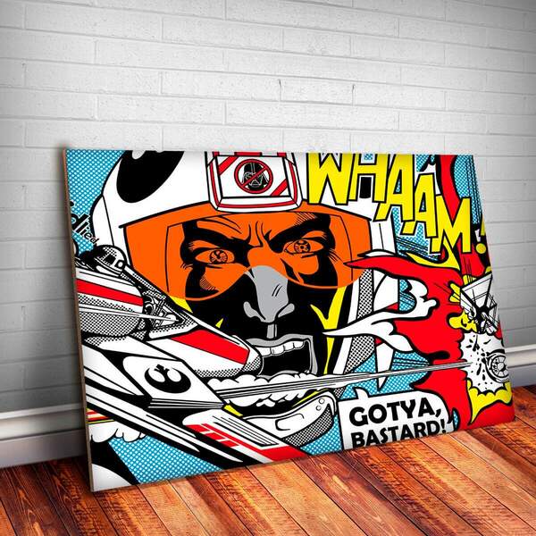 Placa Decorativa Pop Art 2 Mdf 30x45cm