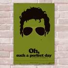 Placa Decorativa Pop Art 66 Lou Reed Mdf 20x30cm