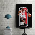 Placa Decorativa Poster Esporte Basquete - Jogador Famoso Bas
