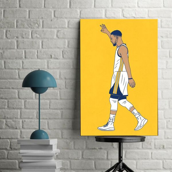 Placa Decorativa Poster Esporte Basquete - Jogador Famoso Bas