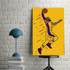 Placa Decorativa Poster Esporte Basquete - Jogador Famoso Bas