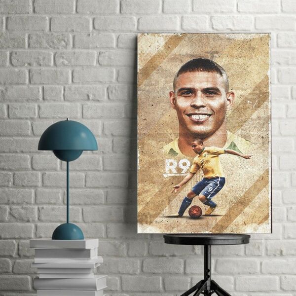 Placa Decorativa Poster Esporte Futebol - Jogador Famoso Fut-