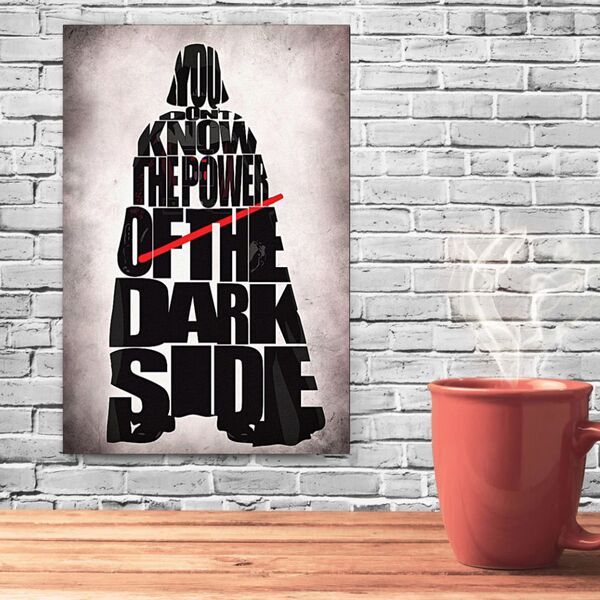 Placa Decorativa Poster Filme Star Wars Darth Vader - You Don