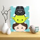 Placa Decorativa Poster Filme Star Wars Desenho Baby Star War