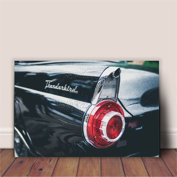 Placa Decorativa Poster Tema Carro - Farol Traseiro Carro Ant