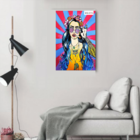 Placa Decorativa Poster Tema Desenho Vintage Mulher - Dg-015