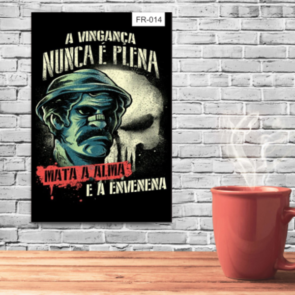 Placa Decorativa Poster Tema Frases Chaves - Fr-014