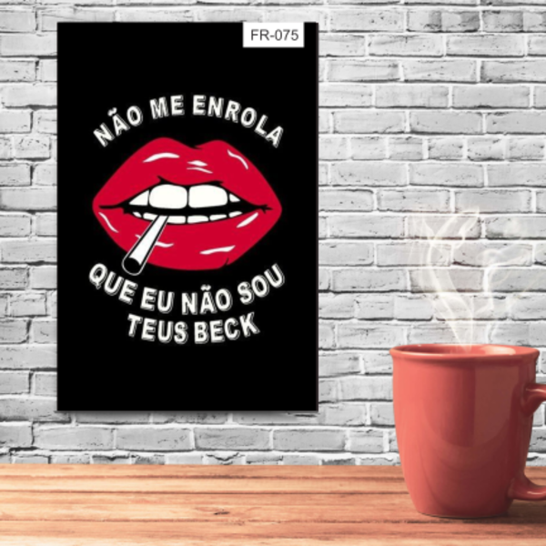 Placa Decorativa Poster Tema Frases Fr 075 Leroy Merlin