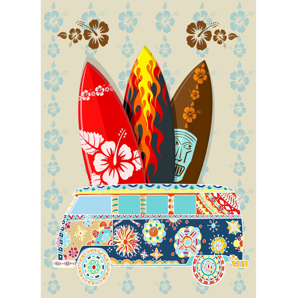 Placa Decorativa Prancha 20x30