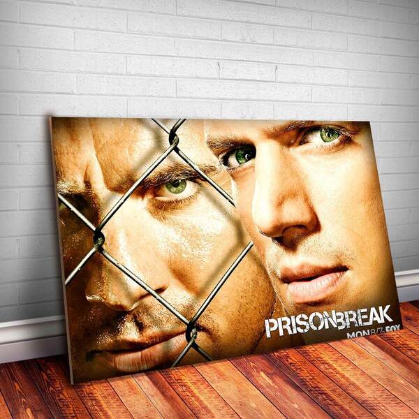 Placa Decorativa Prison Break 11 Mdf 30x45cm