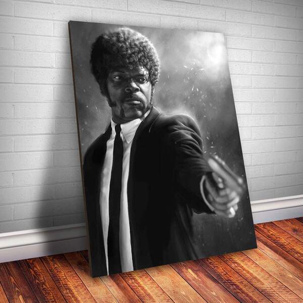Placa Decorativa Pulp Fiction 8 Mdf 30x45cm