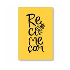 Placa Decorativa Recomeçar