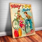 Placa Decorativa Retrô Propaganda 3 Mdf 30x45cm