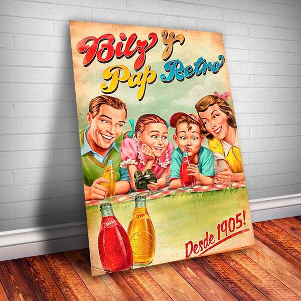 Placa Decorativa Retrô Propaganda 7 Mdf 20x30cm