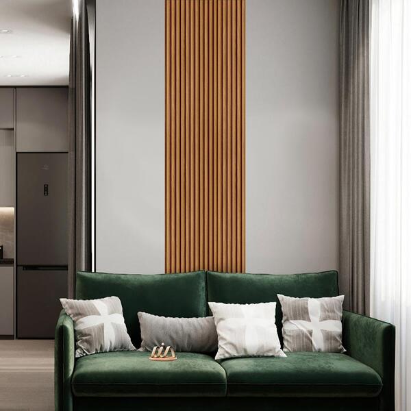 Placa Decorativa Ripada 40 Cm X 250 Cm Mdf E Mdp Nature Shop