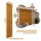 Placa Decorativa Ripada 50 Cm X 250 Cm 100% Mdf Naturale Notó