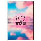 Placa Decorativa Romântica I Love You Mdf 20x30cm