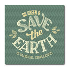 Placa Decorativa - Salve A Terra - 1579plmk