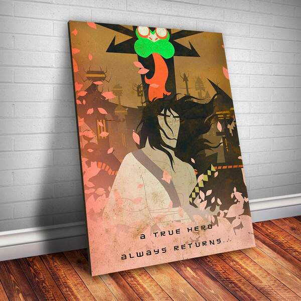 Placa Decorativa Samurai Jack 11 Mdf 20x30cm