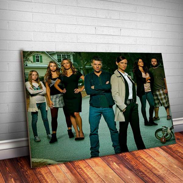 Placa Decorativa Secrets And Lies 1 Mdf 30x45cm