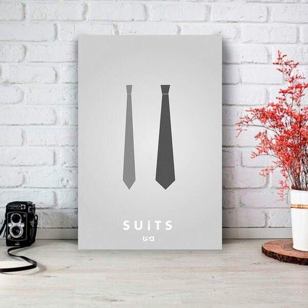 Placa Decorativa Séries Suits Mdf 30x45cm