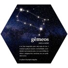 Placa Decorativa Signos: Gêmeos (22x25cm)