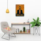 Placa Decorativa Tripa Seca 30x40cm