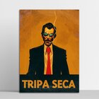 Placa Decorativa Tripa Seca 30x40cm