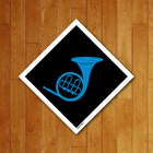 Placa Decorativa Trompa Azul