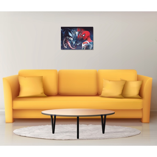 Placa Decorativa Venom E Homem-aranha 2 *atenção As Medidas*