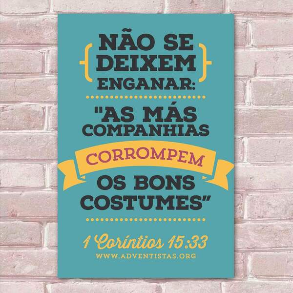 Placa Decorativa Versículos Bíblicos 22 Mdf 30x45cm